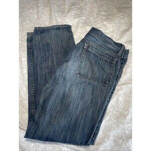 Eddie Bauer Boyfriend Jeans Womens 12 Straight Leg Denim Medium Wash